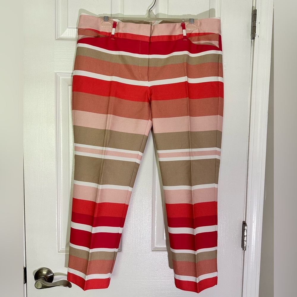 Multi color stripped pants